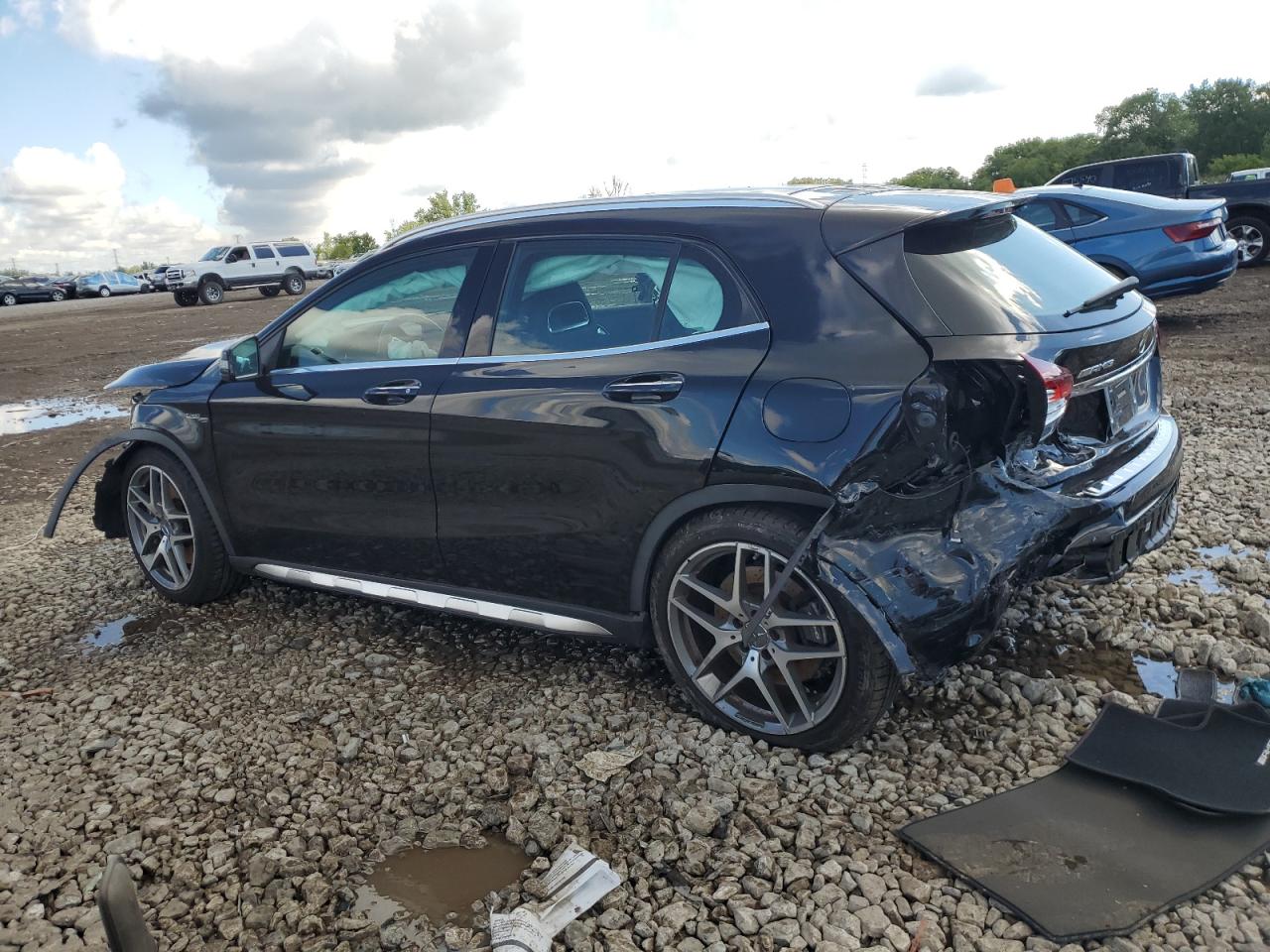2019 Mercedes-Benz Gla 45 Amg black null gas WDDTG5CB7KJ623668 photo #3
