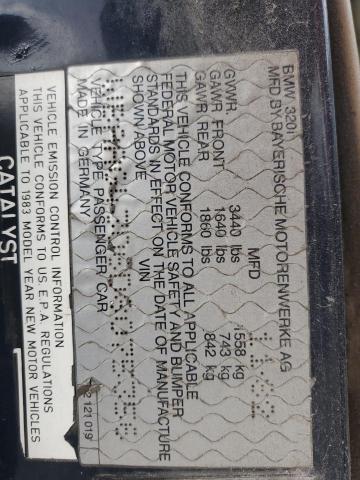 1983 BMW 320 I AUTOMATIC  