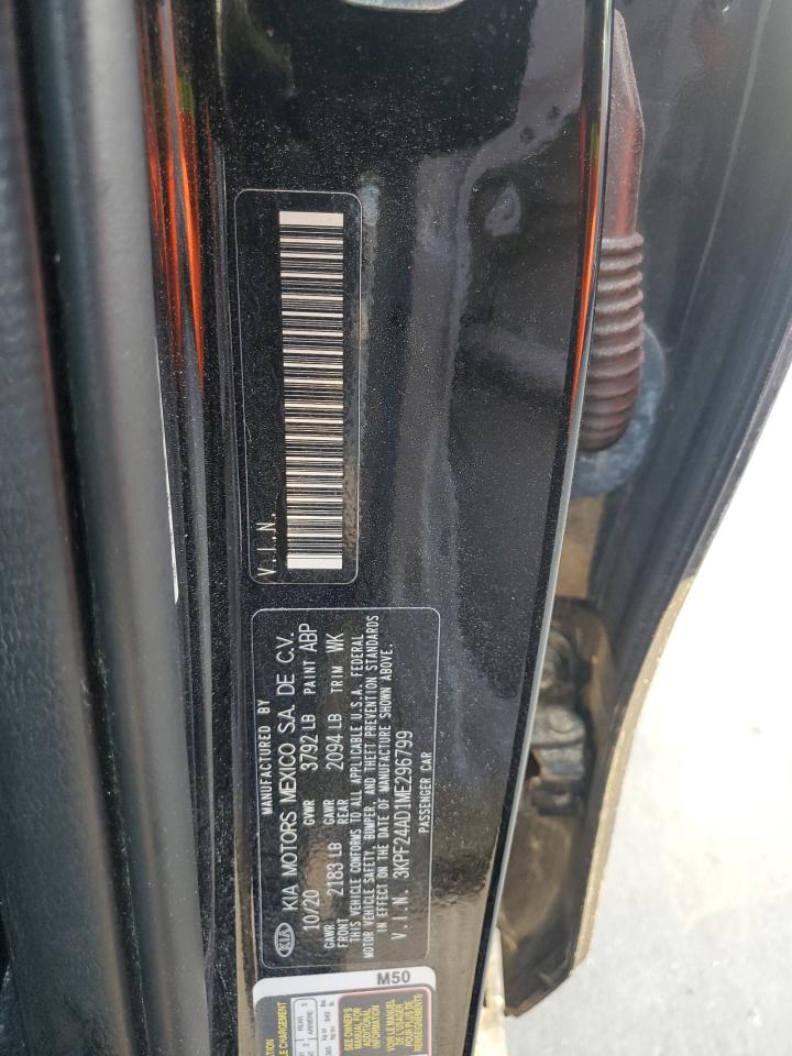 2021 Kia Forte Fe VIN: 3KPF24AD1ME296799 Lot: 68716845