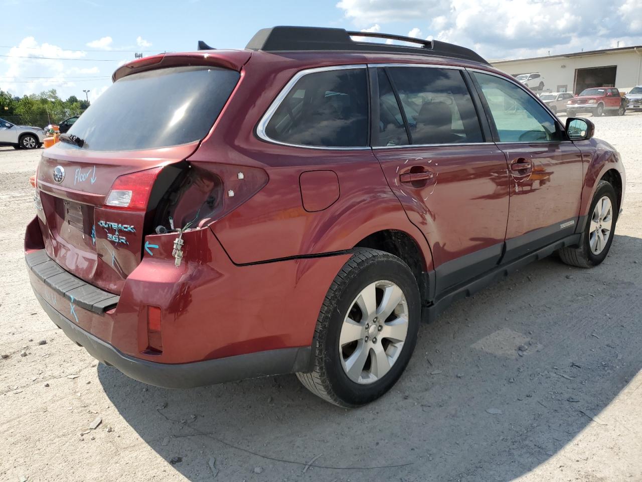 2011 Subaru Outback 3.6R Limited brown null gas 4S4BRDJC3B2401303 photo #4