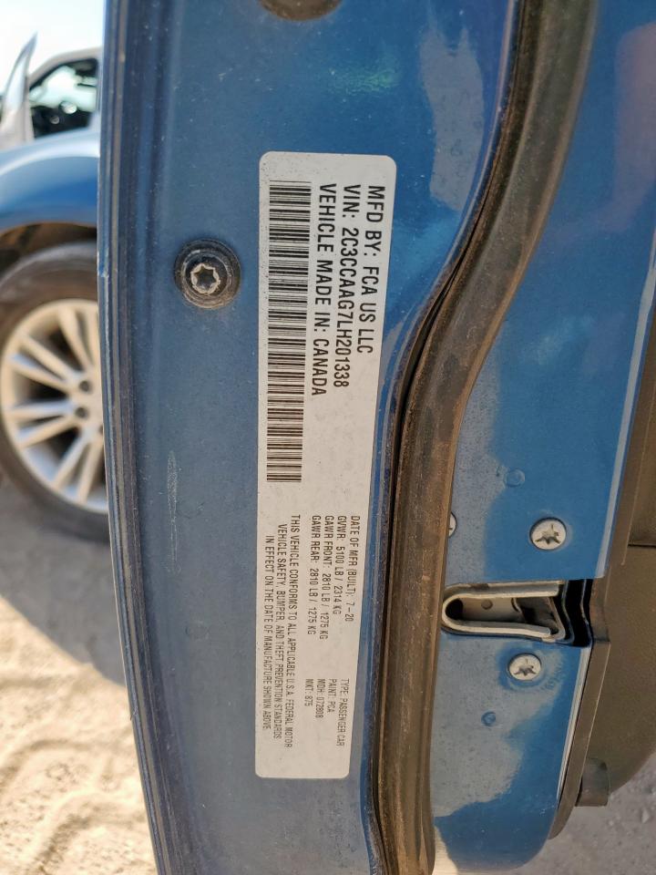 2020 Chrysler 300 Touring VIN: 2C3CCAAG7LH201338 Lot: 68772355