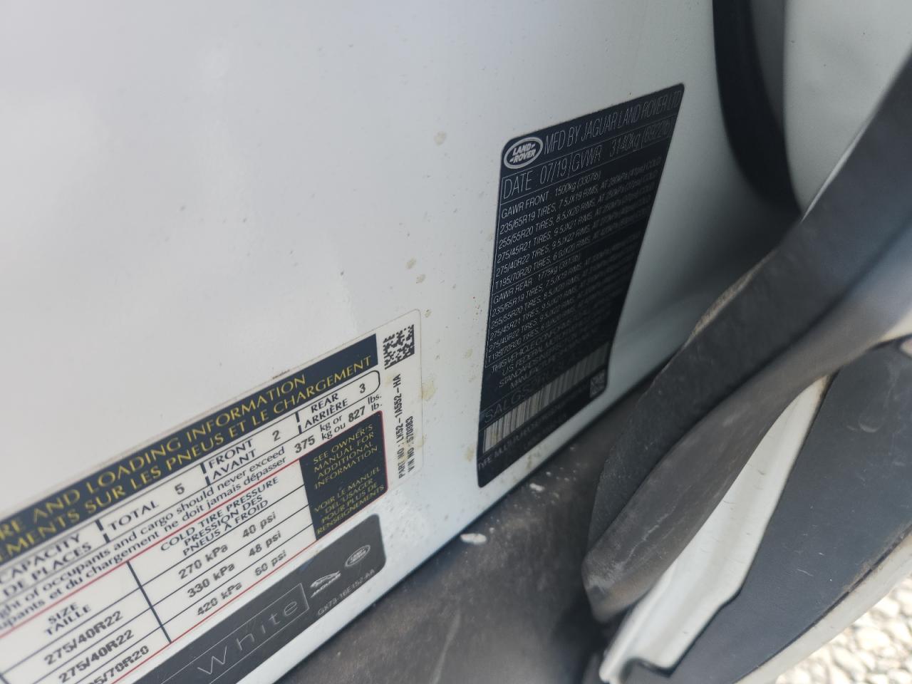 2020 Land Rover Range Rover Hse VIN: SALGS2RU3LA570883 Lot: 68385725