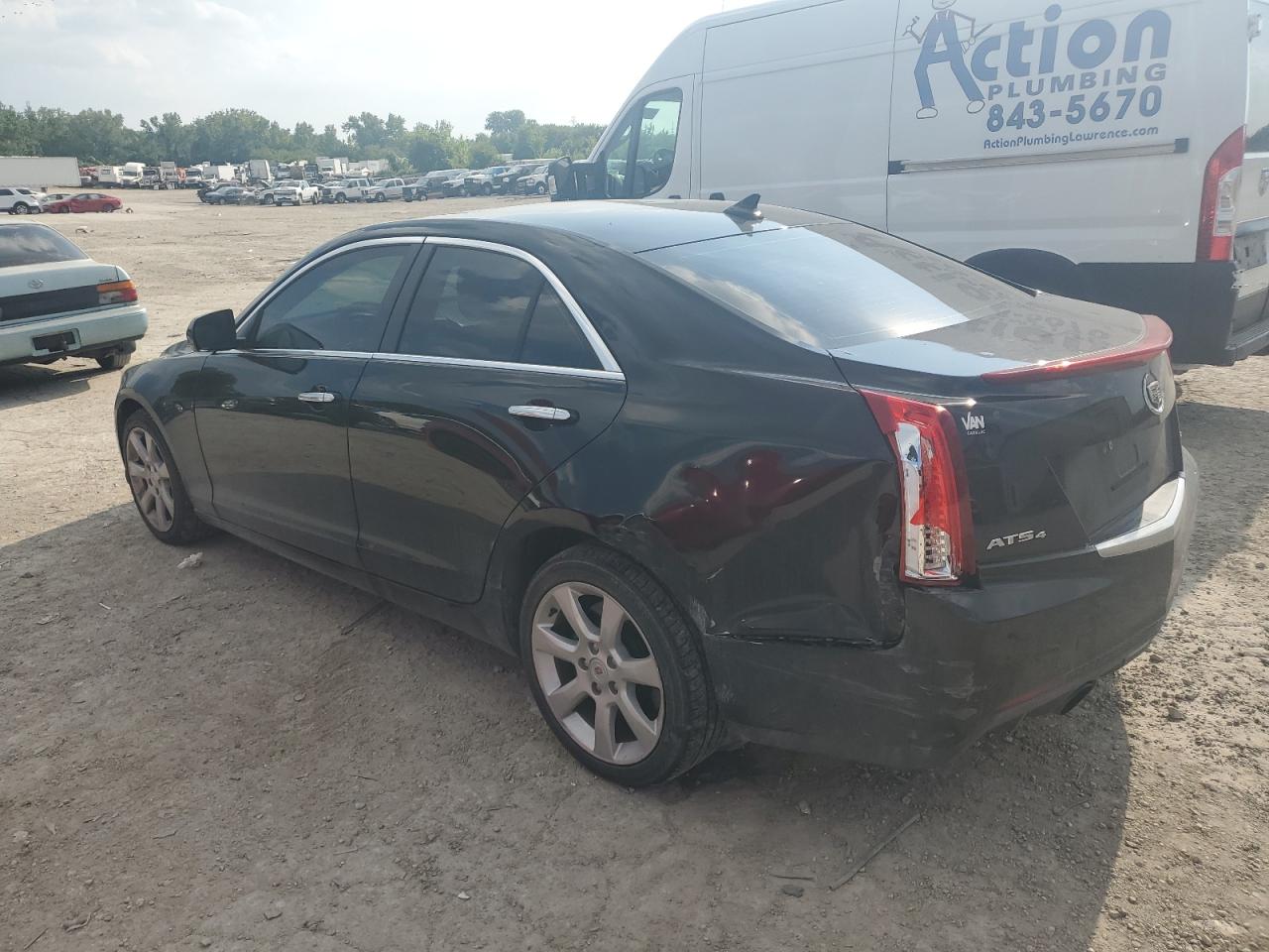 2014 Cadillac Ats black sedan gas 1G6AG5RX7E0194291 photo #3