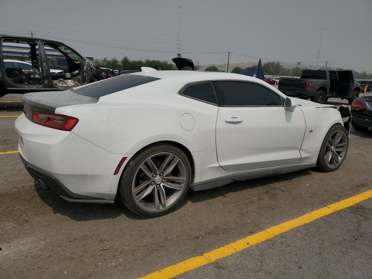 2017 Chevrolet Camaro Lt white coupe gas 1G1FB1RS9H0128966 photo #4