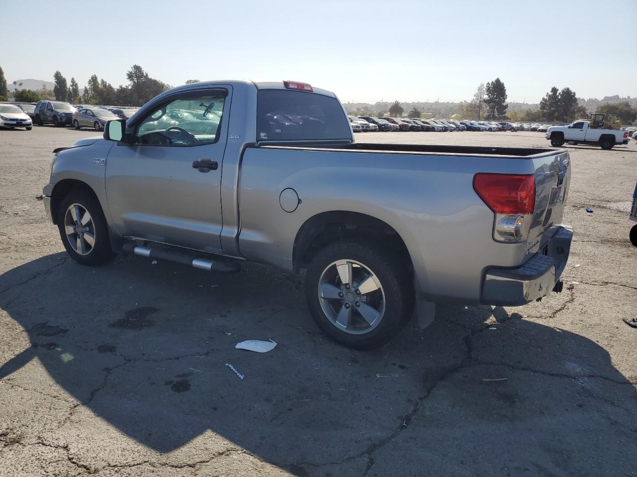 2008 Toyota Tundra silver null gas 5TFJV52188X002980 photo #3