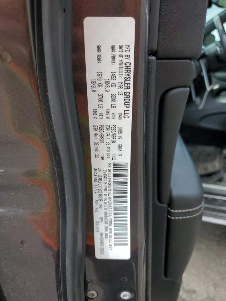 2014 Jeep Grand Cherokee Overland VIN: 1C4RJFCT7EC146138 Lot: 70495555