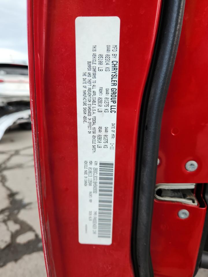 2011 Dodge Charger VIN: 2B3CL3CG1BH502692 Lot: 70761985