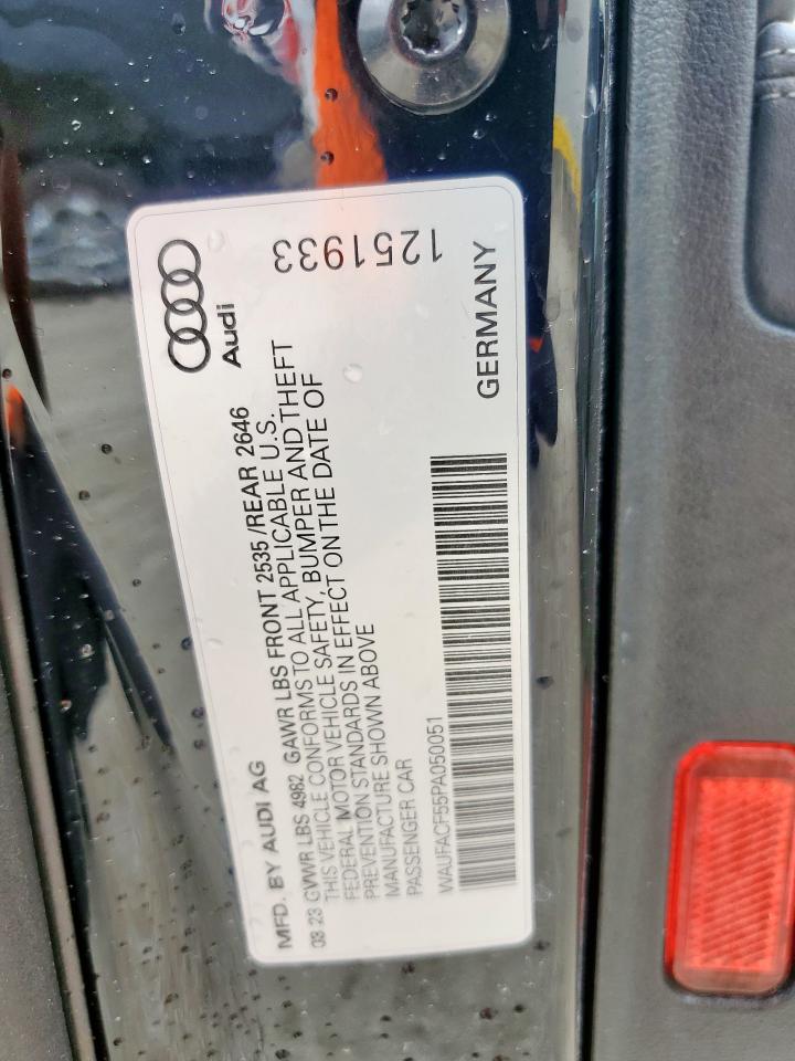2023 Audi A5 Premium Plus 45 VIN: WAUFACF55PA050051 Lot: 69738675
