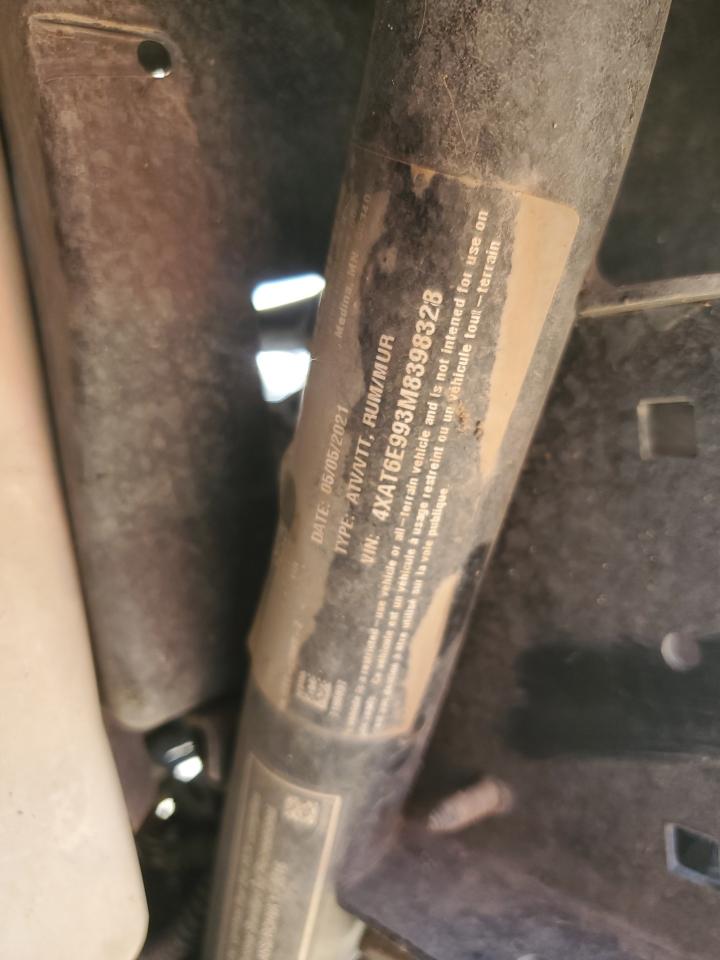 2021 Polaris Ranger Crew 1000 Premium VIN: 4XAT6E993M8398328 Lot: 70780705