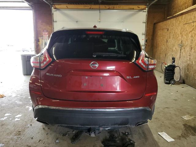  NISSAN MURANO 2015 Czerwony