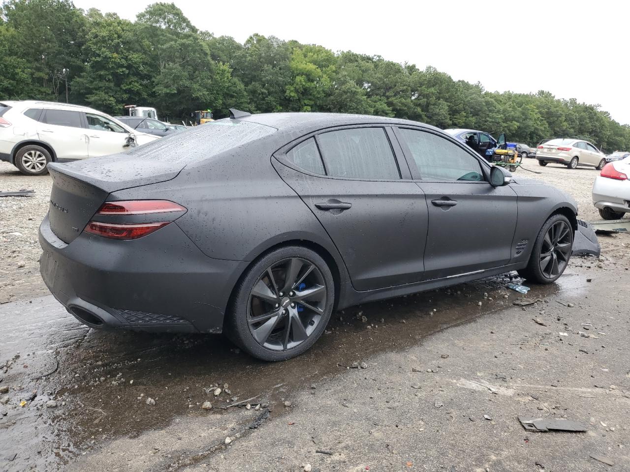 2022 Genesis G70 Base black null gas KMTG54TE4NU084601 photo #4