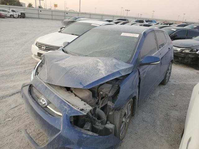 Hatchbacks HYUNDAI ACCENT 2015 Blue