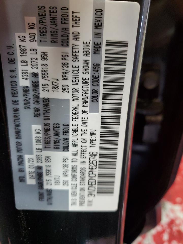 2023 Mazda Cx-30 Premium VIN: 3MVDMBDM0PM526746 Lot: 69373265