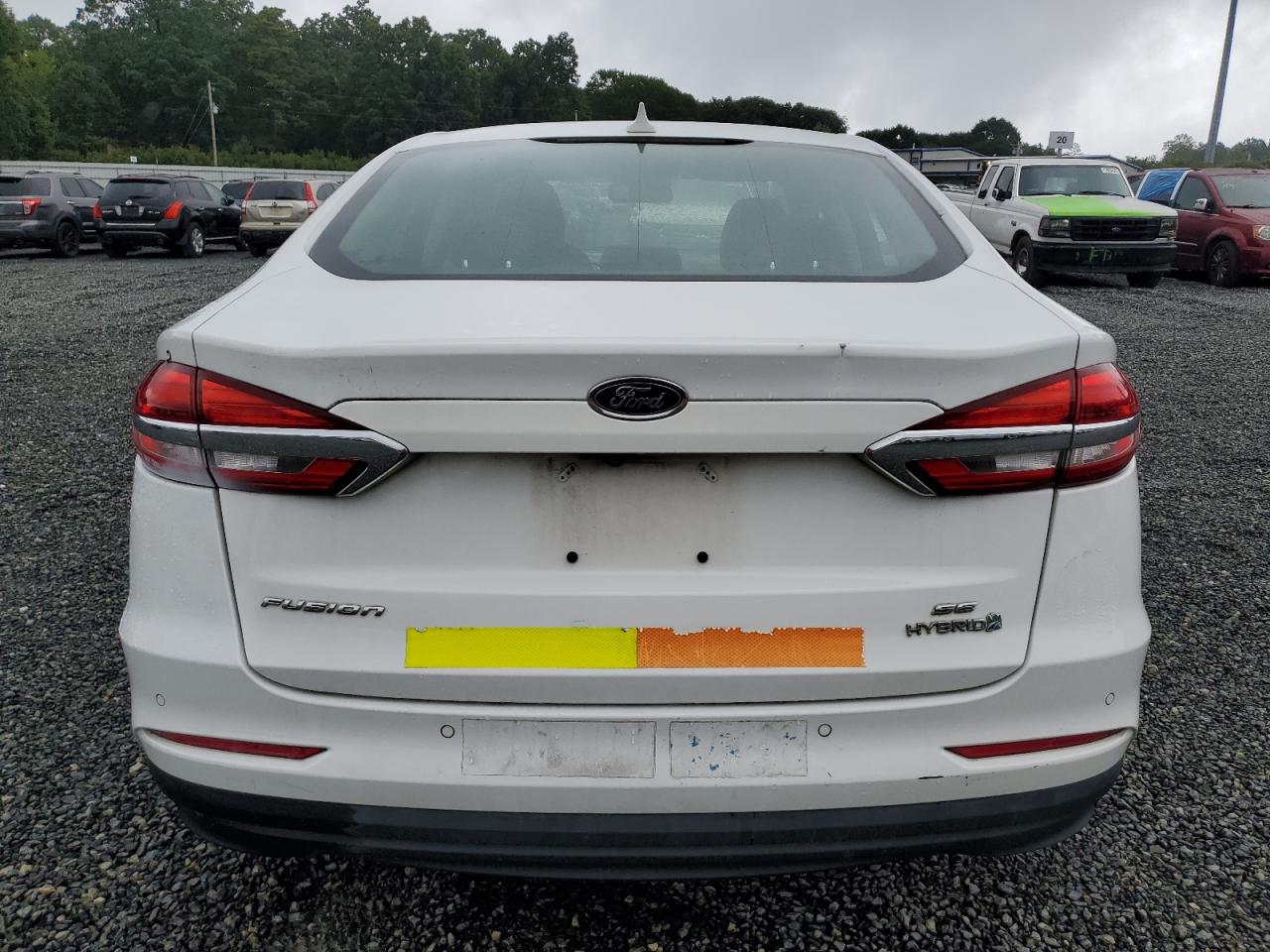 2019 Ford Fusion Se VIN: 3FA6P0LU4KR124785 Lot: 54028625