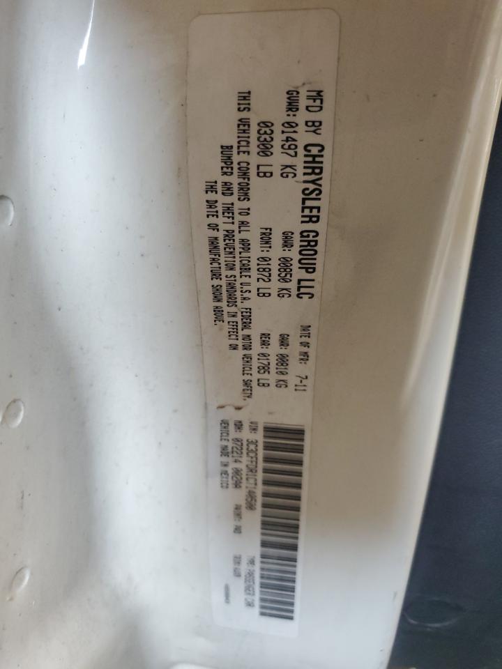 2012 Fiat 500 Pop VIN: 3C3CFFDR1CT140500 Lot: 69175225