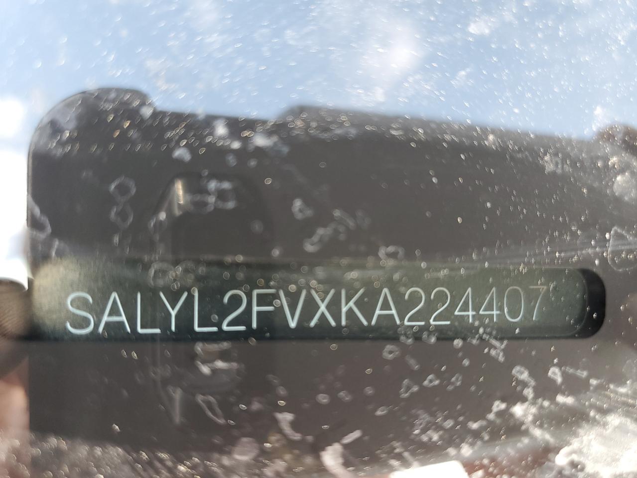 2019 Land Rover Range Rover Velar R-Dynamic Se VIN: SALYL2FVXKA224407 Lot: 66865605