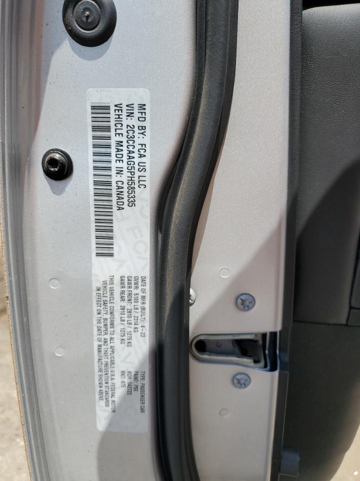 2023 Chrysler 300 Touring VIN: 2C3CCAAG5PH585335 Lot: 68758485