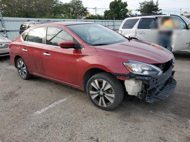  NISSAN SENTRA 2019 Czerwony