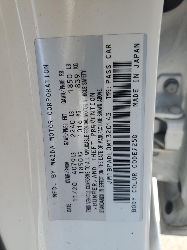 2021 Mazda 3 Premium VIN: JM1BPADL0M1320143 Lot: 69450755
