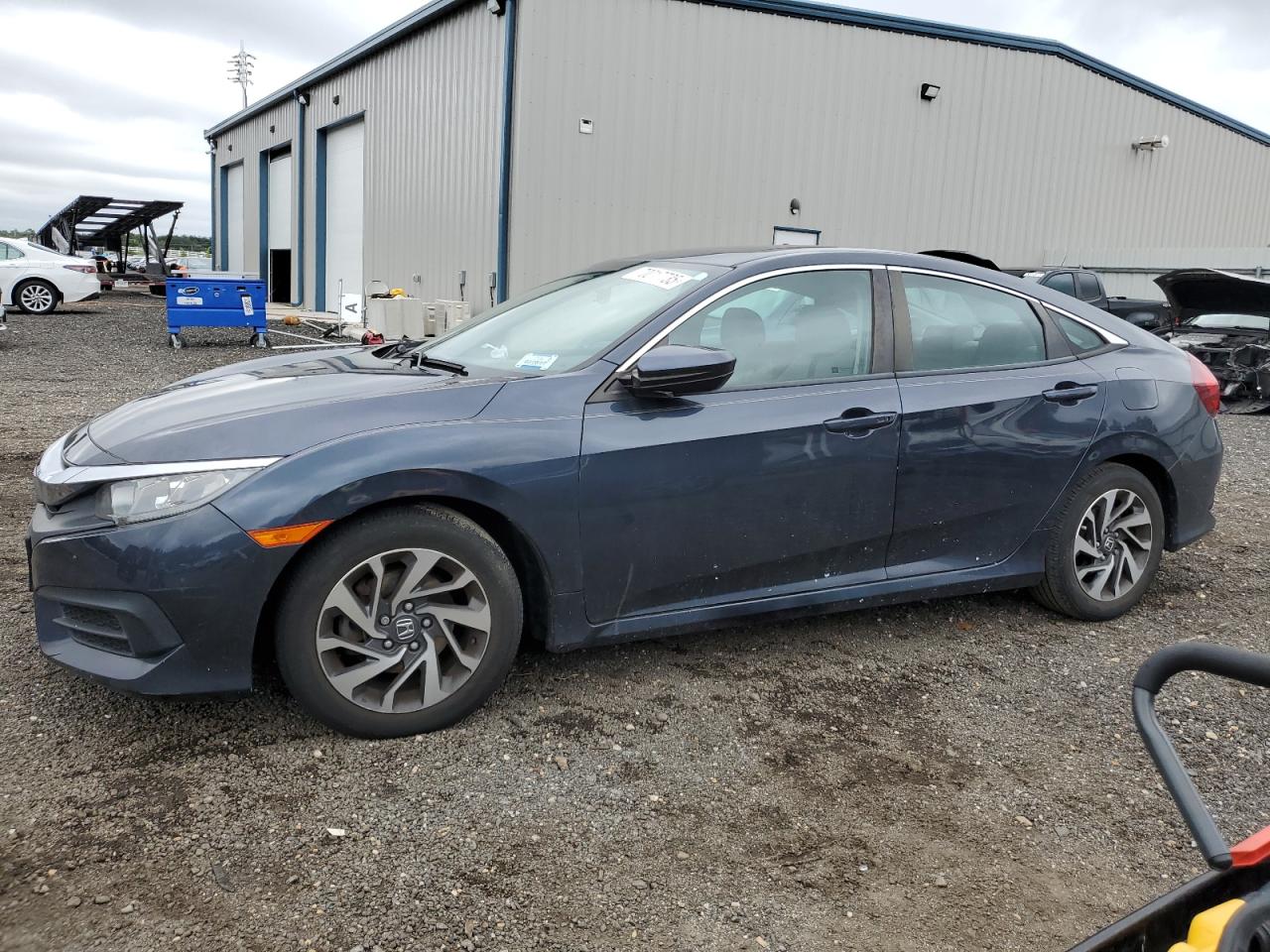2018 Honda Civic Ex grey null gas 2HGFC2F74JH500257 photo #1
