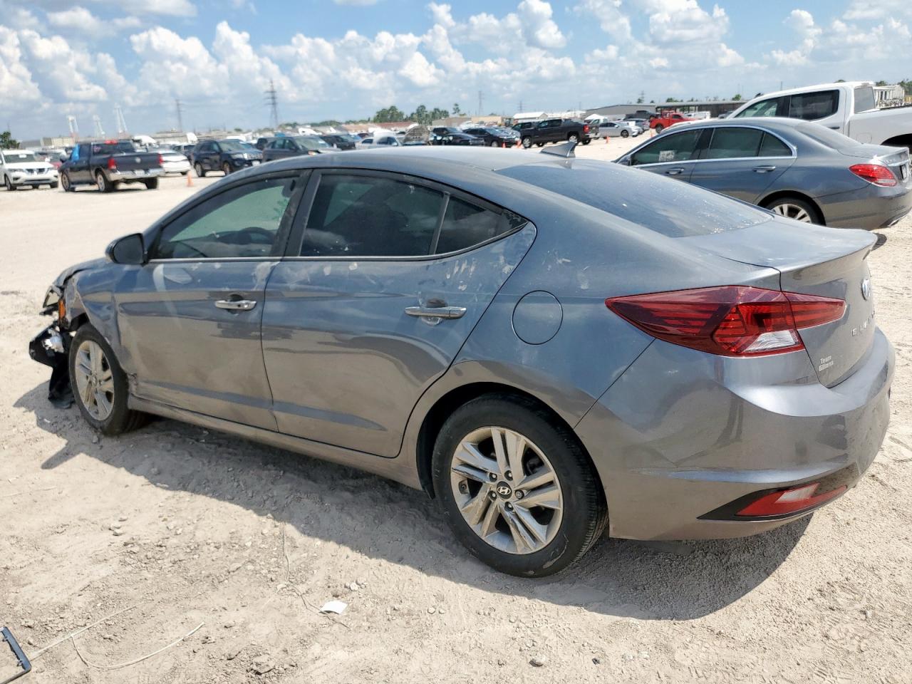 2019 Hyundai Elantra Sel grey null gas 5NPD84LF7KH459064 photo #3
