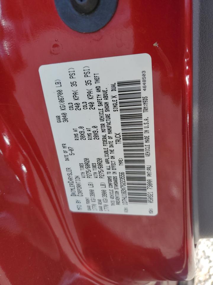 2007 Dodge Ram 1500 St VIN: 1D7HU182X7S223556 Lot: 70144505