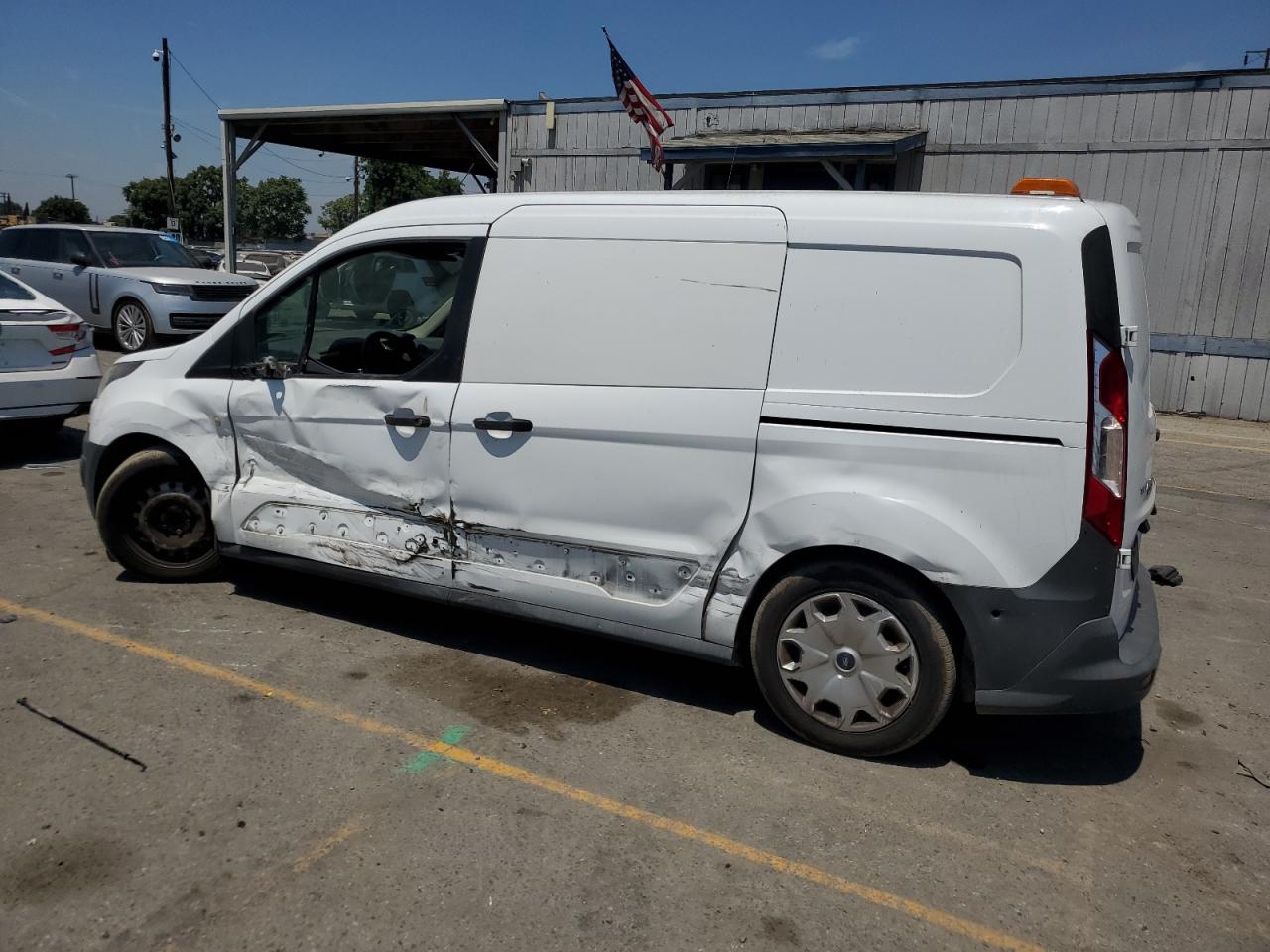 2016 Ford Transit Connect Xl white van gas NM0LS7E78G1283139 photo #3