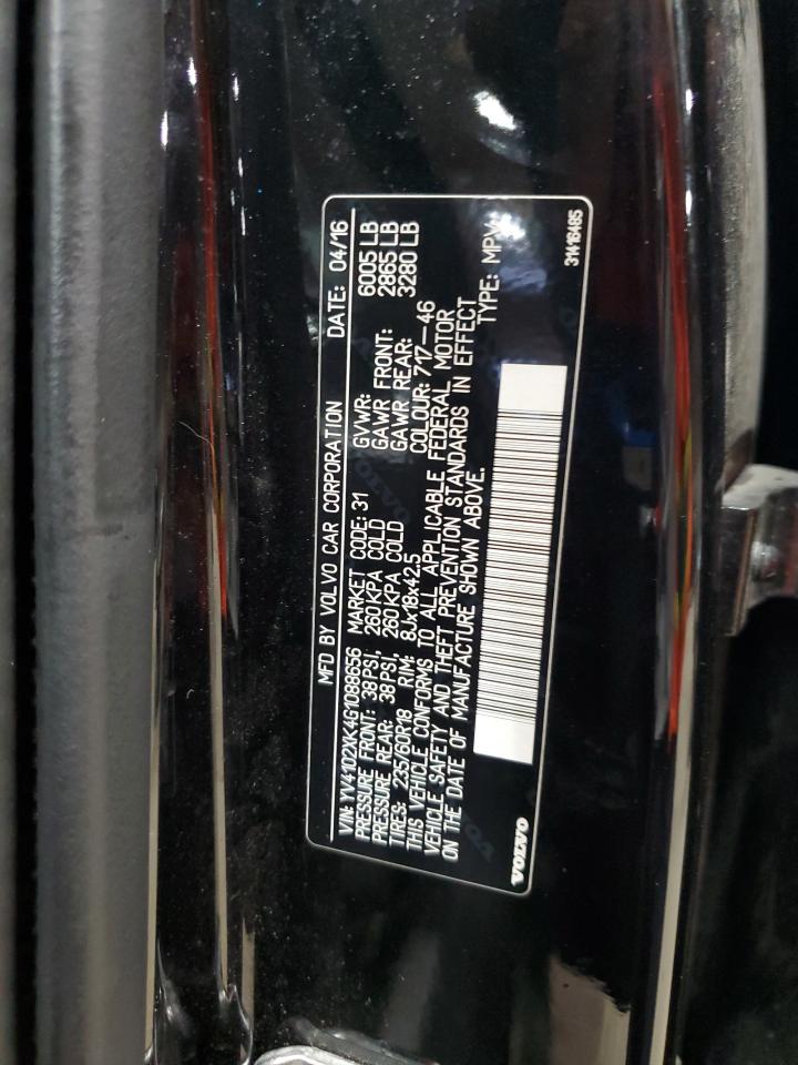 2016 Volvo Xc90 T5 VIN: YV4102XK4G1088656 Lot: 70743745