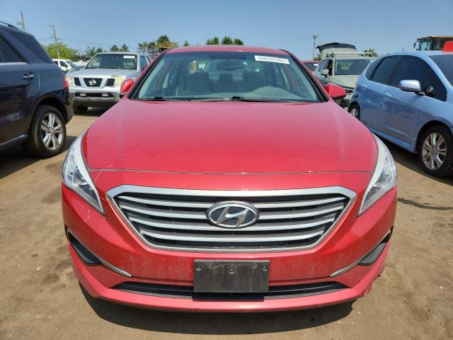  HYUNDAI SONATA 2017 Czerwony