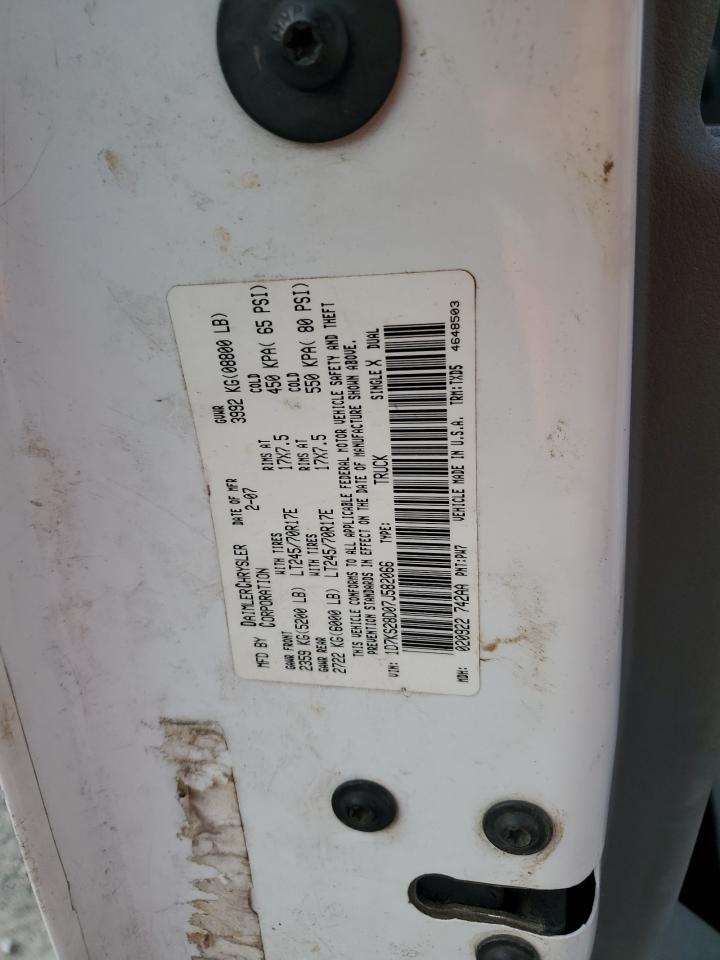 2007 Dodge Ram 2500 St VIN: 1D7KS28D07J582066 Lot: 67079535