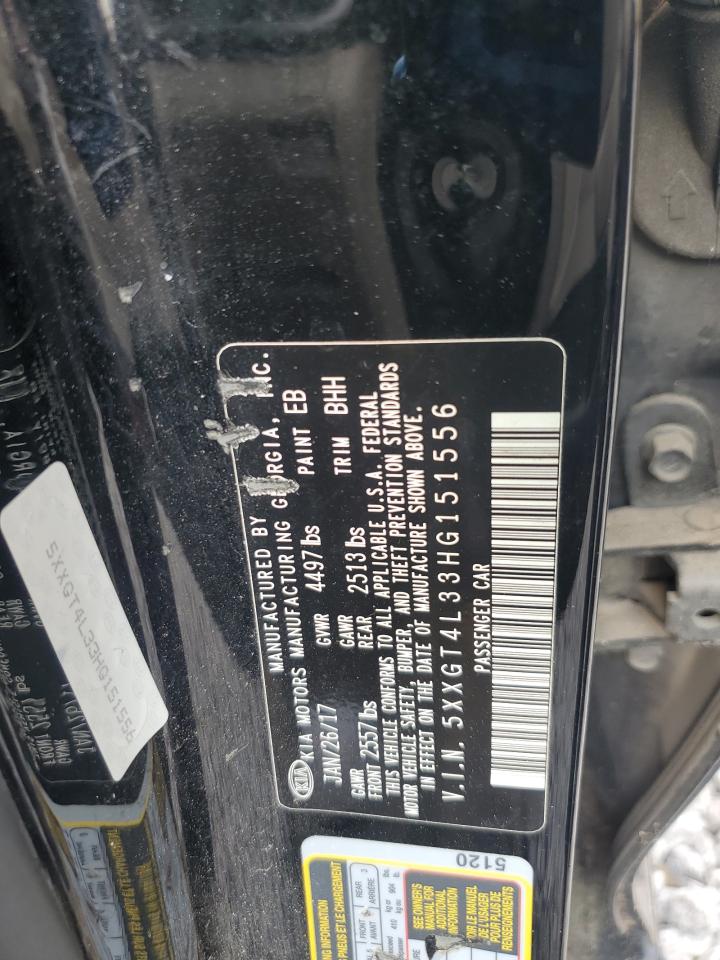 2017 Kia Optima Lx VIN: 5XXGT4L33HG151556 Lot: 69686635