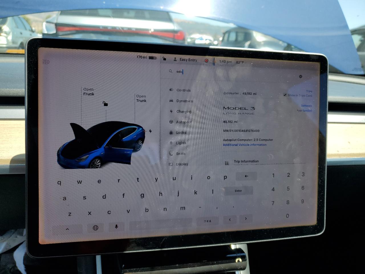 2018 Tesla Model 3 VIN: 5YJ3E1EA9JF076499 Lot: 67473745