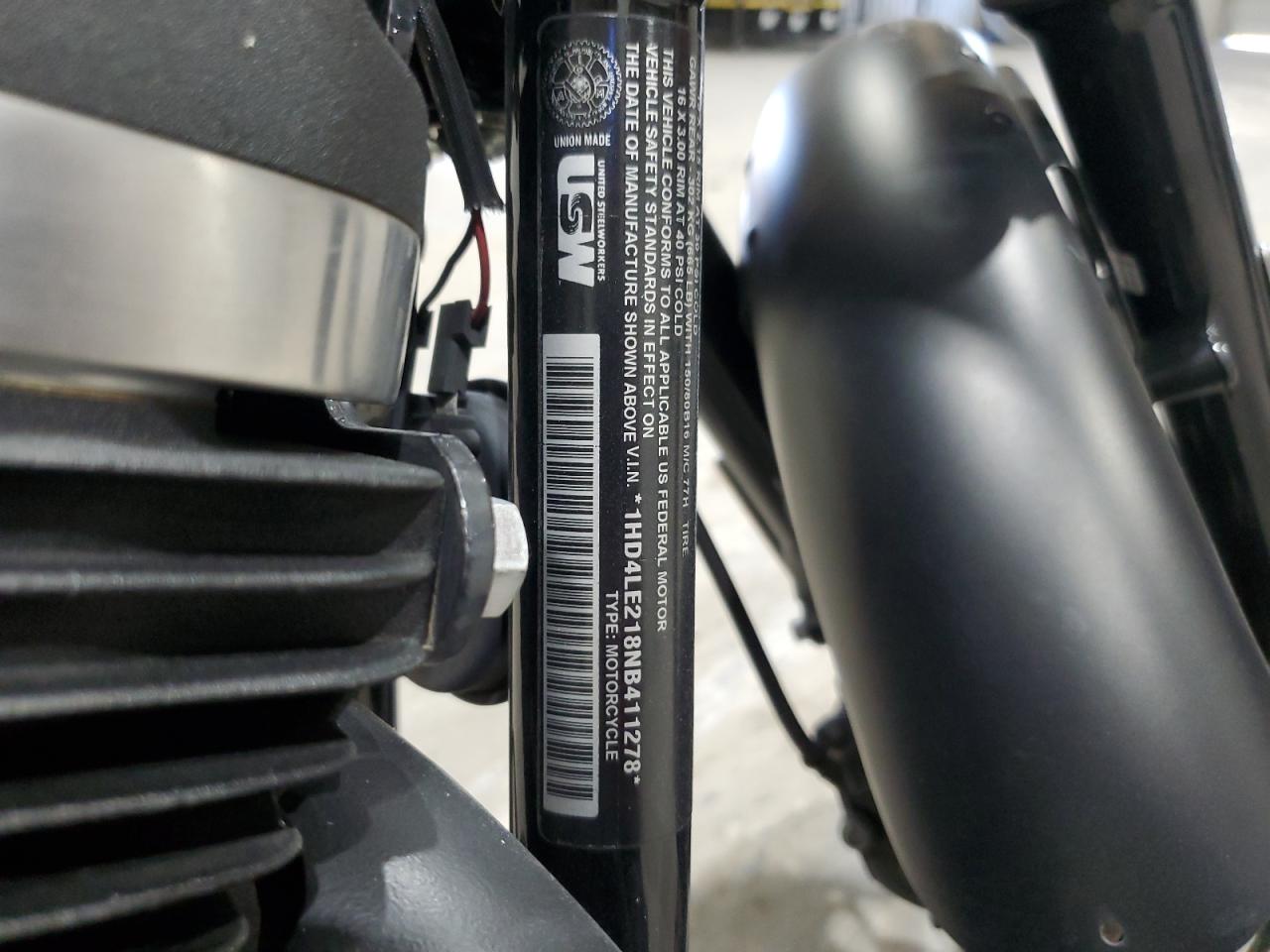 2022 Harley-Davidson Xl883 N VIN: 1HD4LE218NB411278 Lot: 69561045