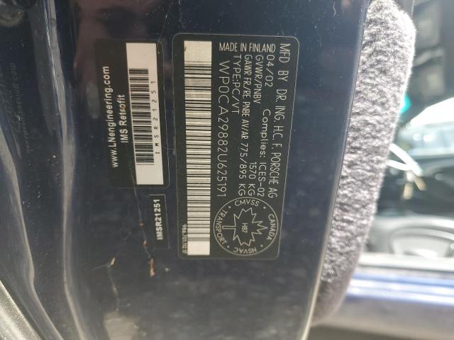 2002 PORSCHE BOXSTER   