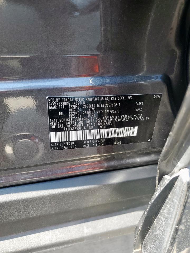 2024 Toyota Rav4 Xse VIN: 4T3E6RFV9RU170989 Lot: 69678315