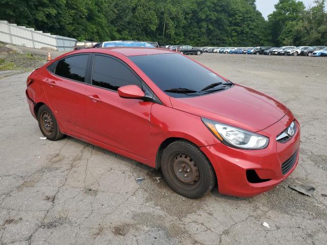  HYUNDAI ACCENT 2014 Czerwony
