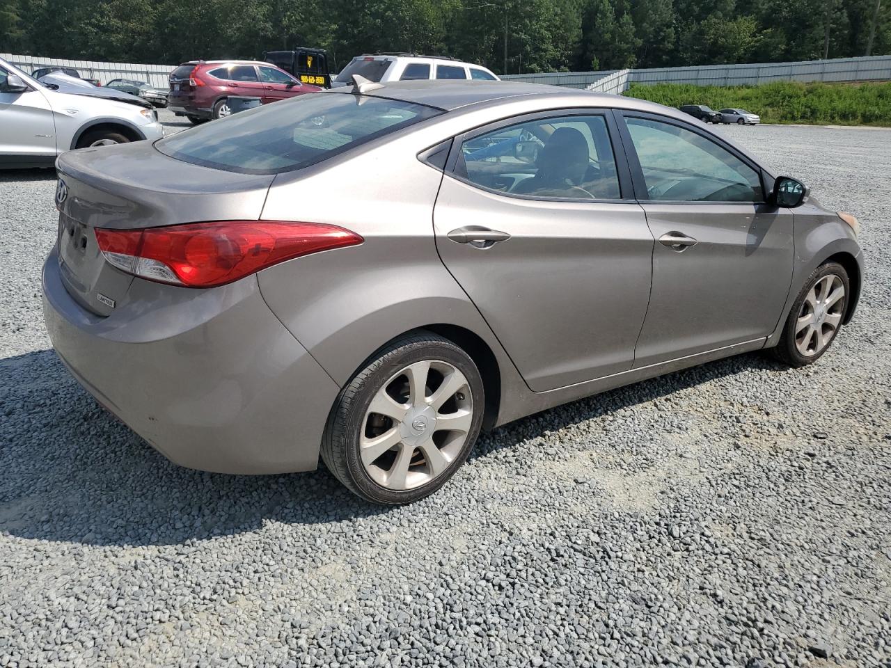 2012 Hyundai Elantra Gls gold null gas 5NPDH4AE7CH083042 photo #4