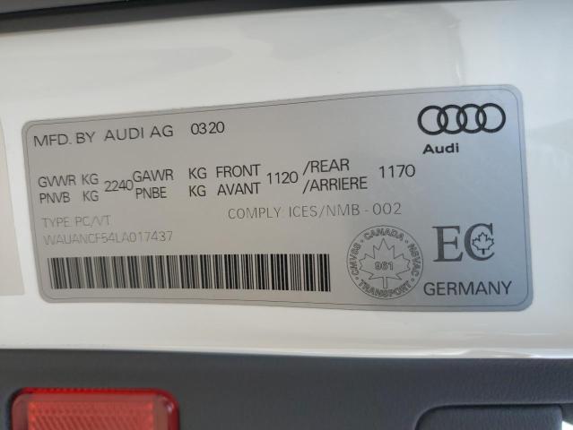 2020 AUDI A5 PREMIUM  