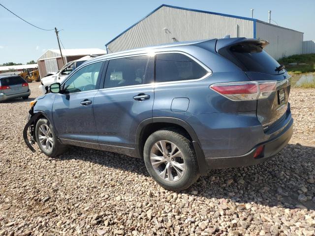  TOYOTA HIGHLANDER 2014 Blue