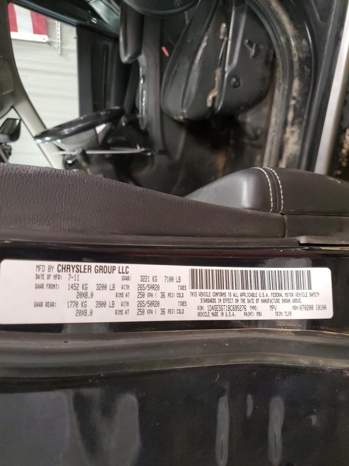 2011 Dodge Durango Citadel VIN: 1D4SE5GT1BC695276 Lot: 67872025