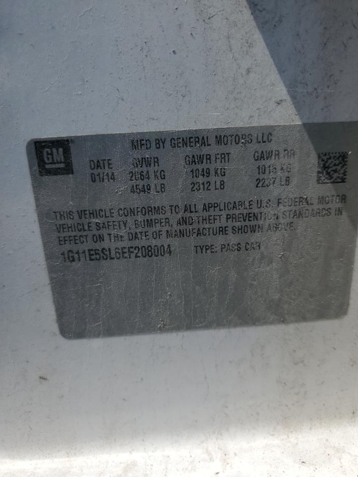 2014 Chevrolet Malibu 2Lt VIN: 1G11E5SL6EF208004 Lot: 65940165