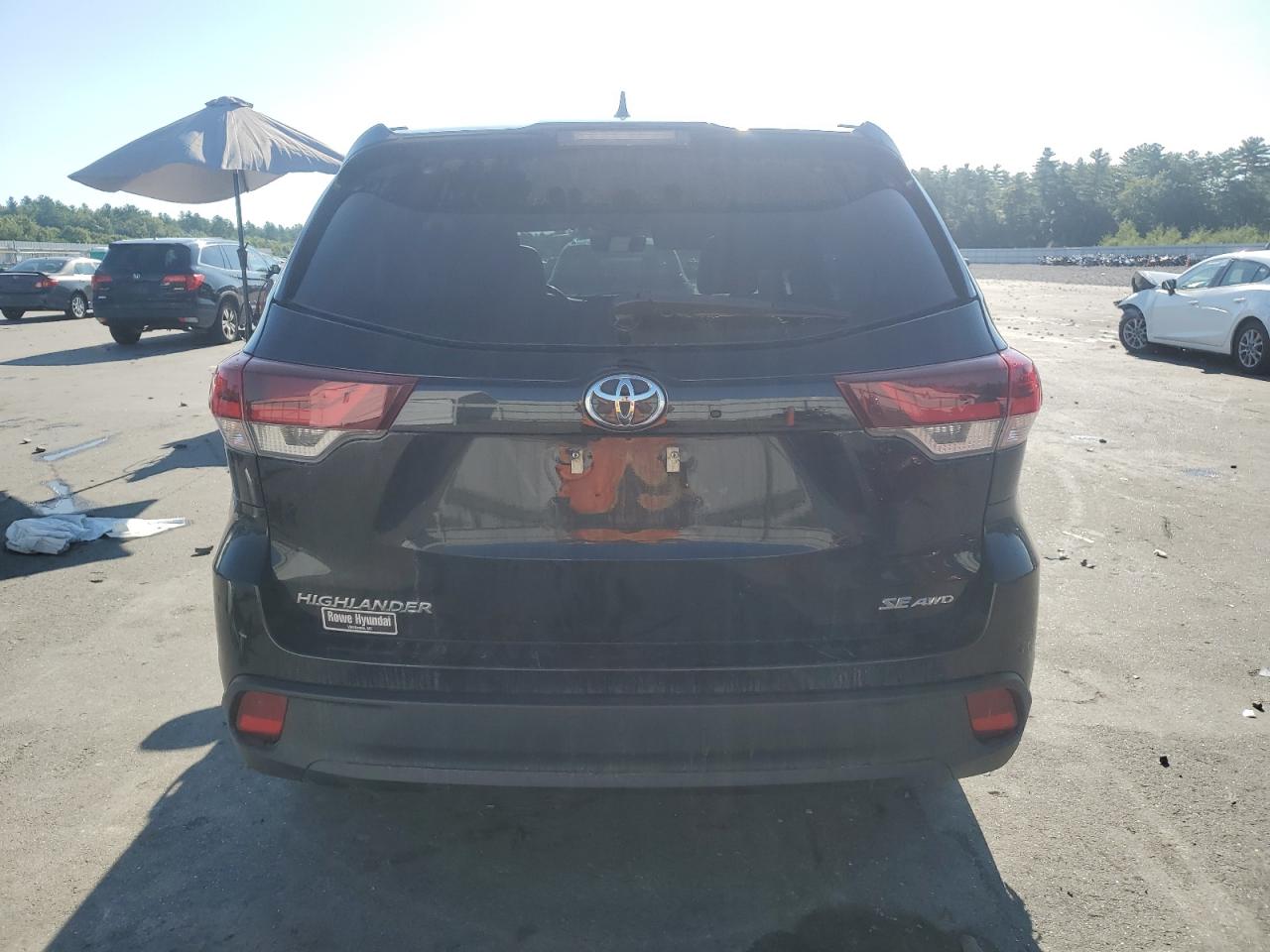 2019 Toyota Highlander Se VIN: 5TDJZRFH3KS629408 Lot: 67240335