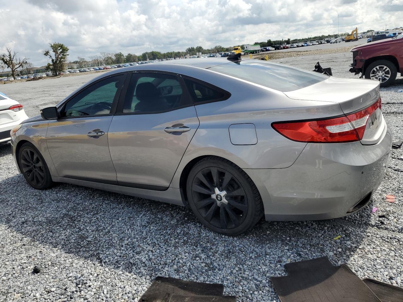 2013 Hyundai Azera Gls grey null gas KMHFH4JG1DA230468 photo #3