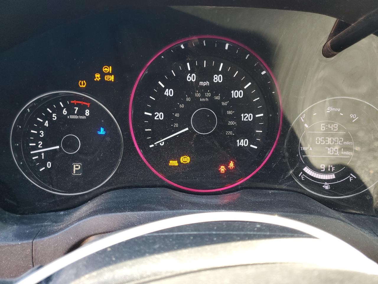 2018 Honda Hr-V Lx VIN: 3CZRU5H32JM720206 Lot: 67327805