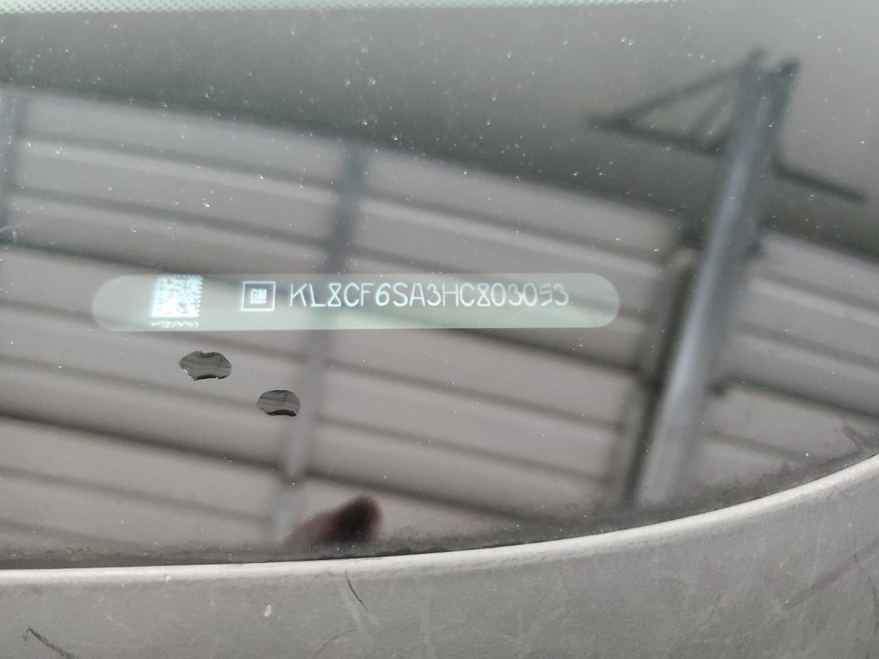 2017 Chevrolet Spark 2Lt VIN: KL8CF6SA3HC803053 Lot: 68741215