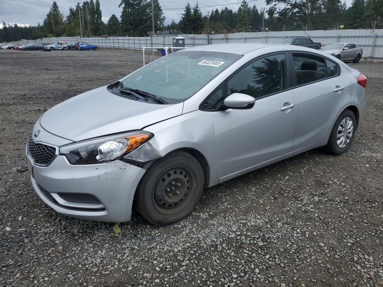 2016 Kia Forte Lx silver null gas KNAFK4A66G5503282 photo #1