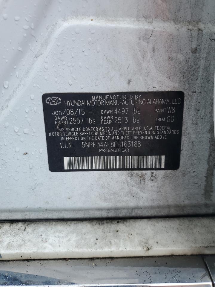 2015 Hyundai Sonata Sport VIN: 5NPE34AF8FH163188 Lot: 84010635