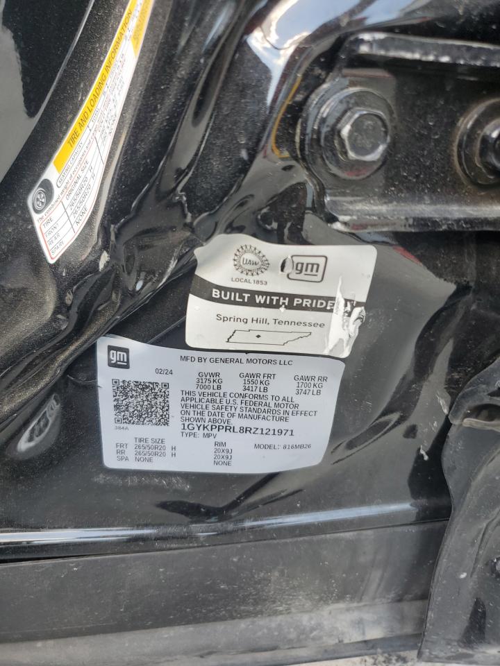 2024 Cadillac Lyriq Luxury VIN: 1GYKPPRL8RZ121971 Lot: 69411935