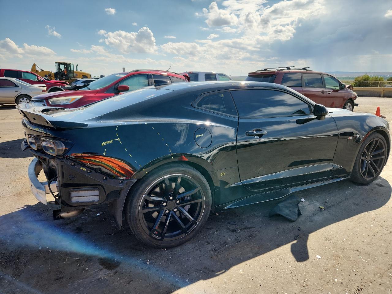 2019 Chevrolet Camaro Ss black null gas 1G1FH1R77K0104067 photo #4