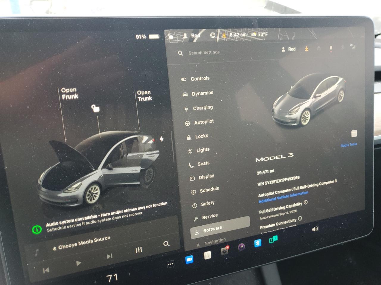 2023 Tesla Model 3 VIN: 5YJ3E1EA1PF492569 Lot: 69884145